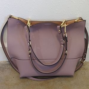 Calvin Klein LARGE TOTE Lavendar GOLD HARDWARE